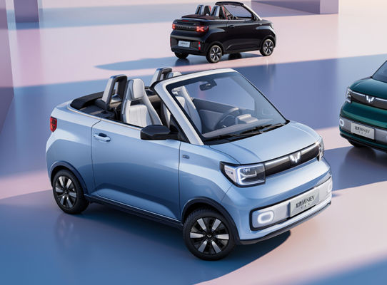 Wuling Hongguang मिनी EV कार 280KM 2 दरवाजे 2 सीटों के साथ