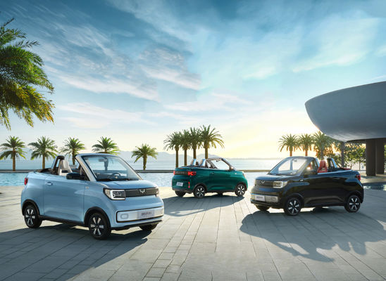 Wuling Hongguang मिनी EV कार 280KM 2 दरवाजे 2 सीटों के साथ