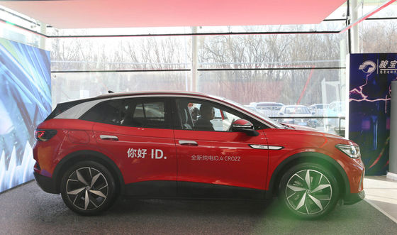 ID.4 CROZZ VW EV कार 400-550KM शुद्ध इलेक्ट्रिक कार 5 दरवाजे 5 सीटें