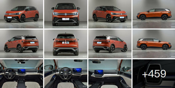 439-586KM VW EV कार Vw ID.6 CROZZ मिड लार्ज साइज 5 डोर 7सीट